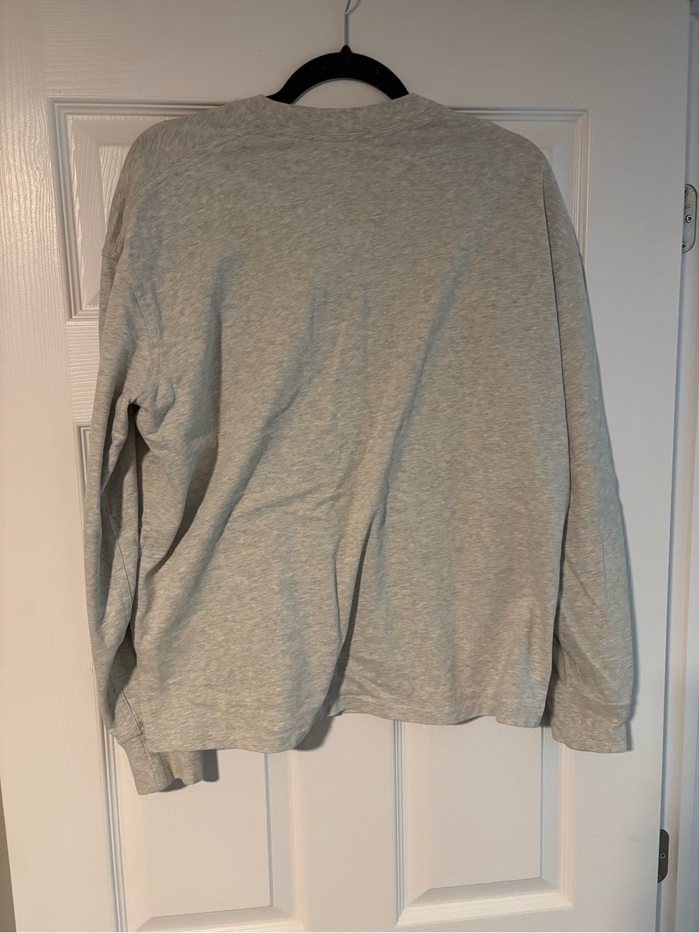 Lululemon Heavyweight Cotton Crewneck Long-Sleeve Shirt - HCULG, Size S - Picture 3 of 3